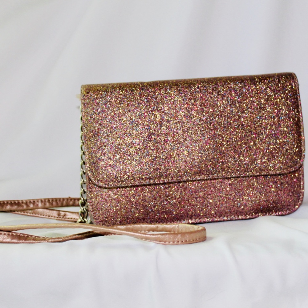 Glitter crossbody purse